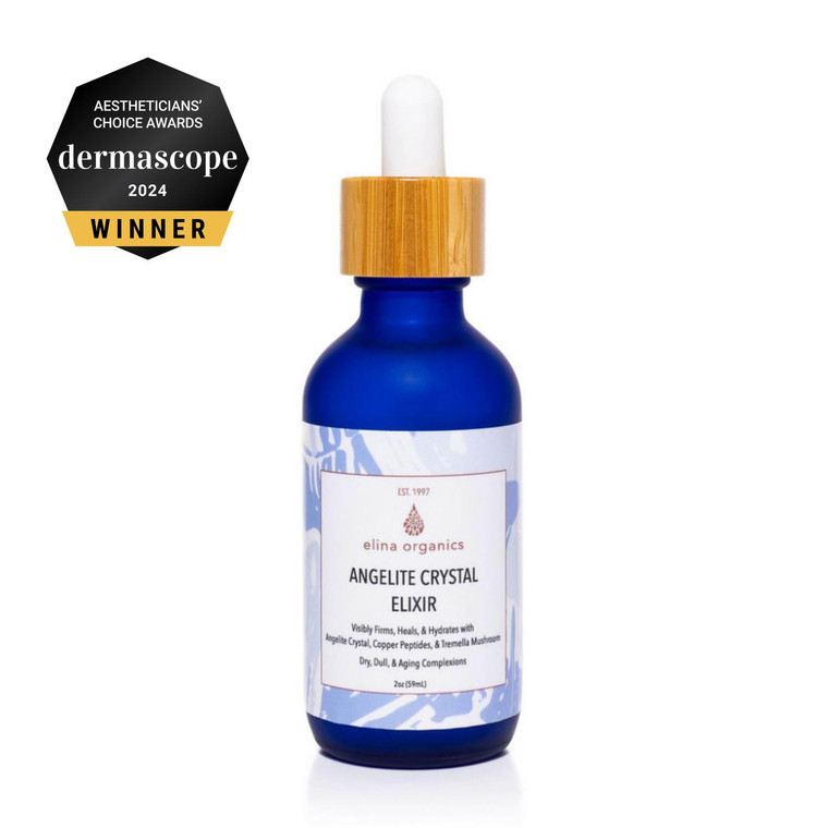 Elina Organics Skincare Angelite Crystal Elixir
